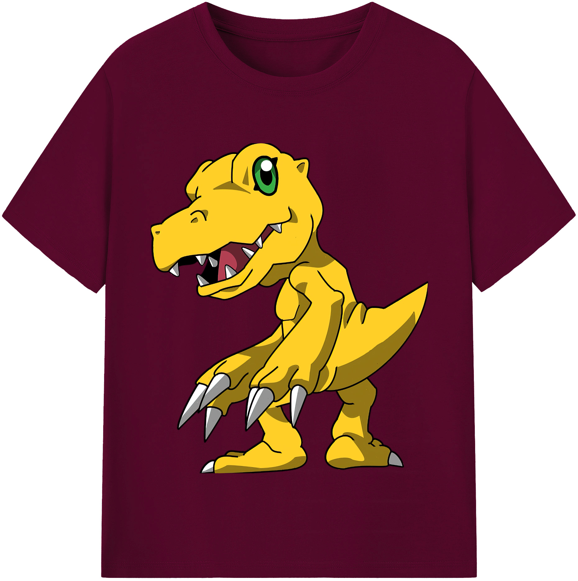（画像用） Digimon デジタルモンスター/デジモン レディースカジュアルプリントTシャツ（綿100％）